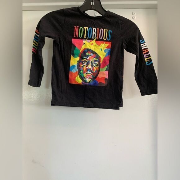 Cotton On Kids Notorious BIG long sleeve tee size 5 - Picture 1 of 4